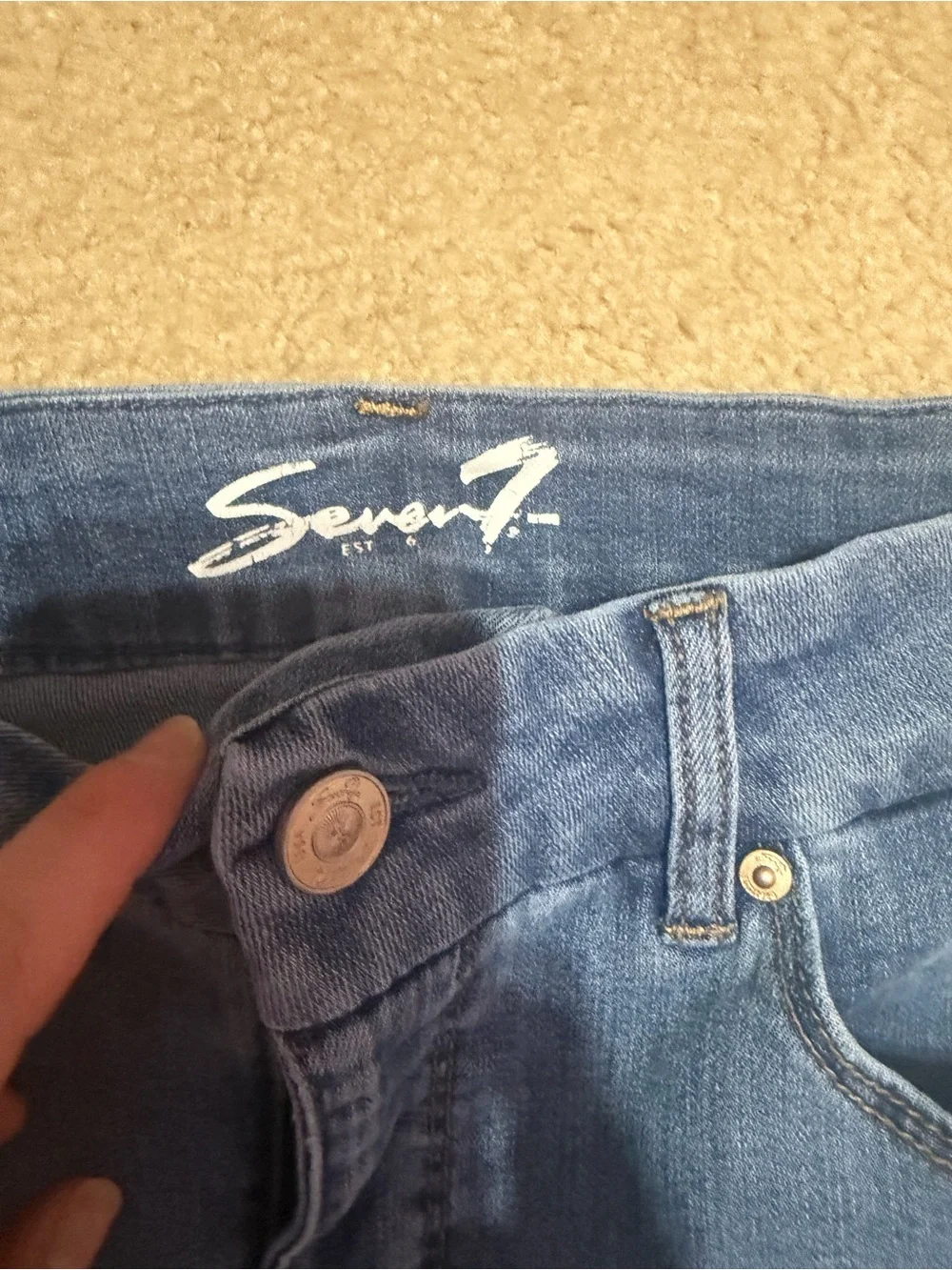 Seven7 Tummyless High Rise Skinny Jeans | Women’s Size 16